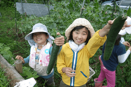 市村自然塾の子どもたち